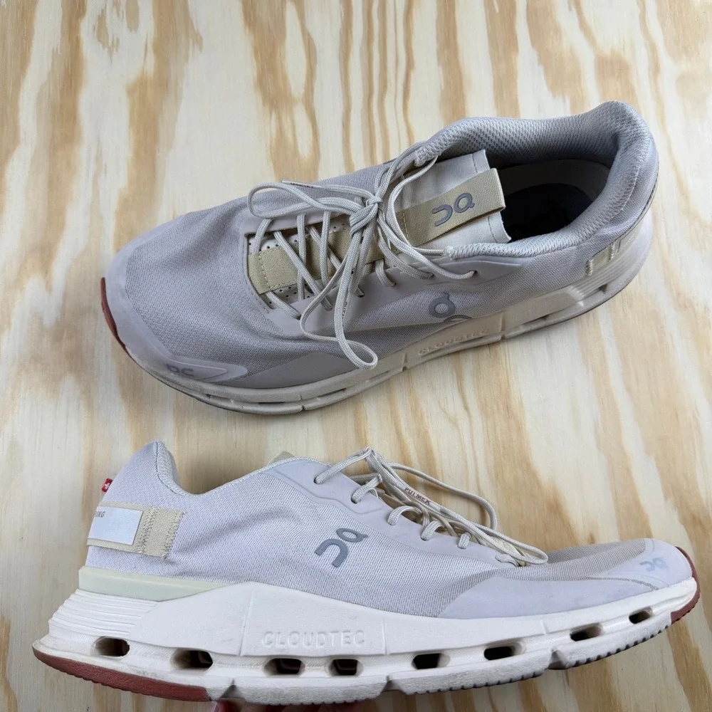 On Running Cloudnova Form Mens Sneakers Undyed-White Heather 26.98481 Size 9